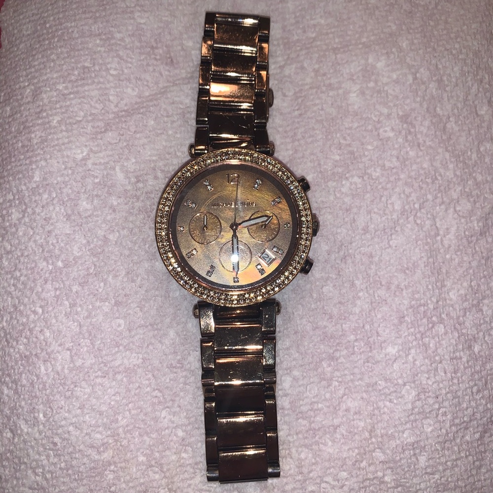 Michael Kors bronze watch- women’s